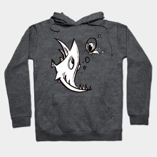 Crazy fish and frog Hoodie